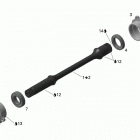 Outlander 800 STD Ведущий вал
