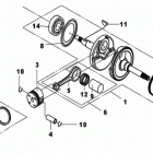 DS 250 CVT Коленвал и поршни