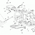 Mini DS 90cc 4T Jaune Рама