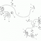 Mini DS X 90cc 4T Black Тормозная система