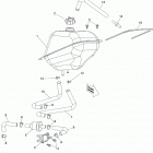 Mini DS X 90cc 4T Black Топливная система