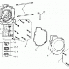 Mini DS X 90cc 4T Black Crankcase, right