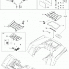 Outlander 800 STD Передние и задние поддоны STD
