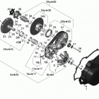Outlander 400 STD Трансмиссия