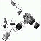 Outlander MAX 400 EFI STD Впускной коллектор и корпус дроссельной заслонки