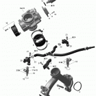 Outlander 800 STD Intake manifold and throttle body outlander 800efi