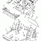 SRX440E Бампер, Багажник. Брызговик