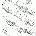 ET250E Rear axle - wheel et250c