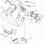 SRX 440 Выхлопная система