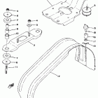 SRX 340 Engine bracket - drive guard