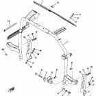 SR 643 Кронштейн крепления (паук рулевой)