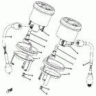GP 433 Спидометр-тахометр