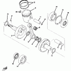 GP 292 Коленвал и поршни
