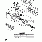 SL 292 Crank - piston sl292  b - c