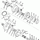 SR 643 Коленвал и поршни