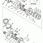 GP 433 Коленвал и поршни