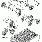 SL 292 Track suspension wheel sl292 - b - c
