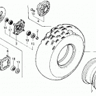 TRX250X Переднее колесо