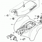 TRX250X Заднее крыло