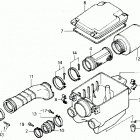TRX250X Воздухозаборник