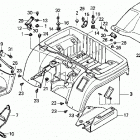 TRX200 Trx 200  rear fender 90-91