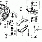 TRX350D 350d fr. brake panel 88-89