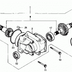 TRX350D Side gear case