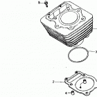 TRX350D Цилиндр