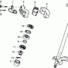 TRX250R Рулевой вал