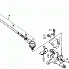 TRX250R Кулак поворотный