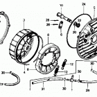TRX350D Задний тормоз
