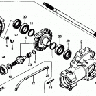 TRX350D Редуктор задний