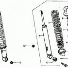 TRX350D Задний амортизатор