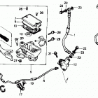 TRX350D Главный тормозной цилиндр - передний