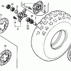 TRX250R Переднее колесо