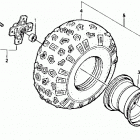 TRX250R Заднее колесо