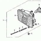 TRX250R Headlight 88,89