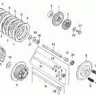 TRX250R Сцепление
