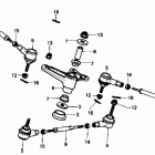 TRX350D Рулевые тяги