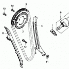 TRX350D Цепь ГРМ