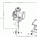 TRX250R Запчасти карбюратора