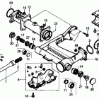 TRX350D Rear swingarm