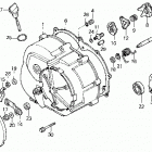 TRX200SX Крышка картера правая