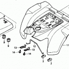 TRX250R Rear fender 88