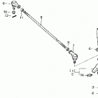 TRX200SX Кулак поворотный