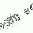 ATC125M Сцепление