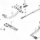 TRX200SX Подножки