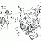 TRX125 Головка цилиндра