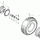 TRX125 Переднее колесо