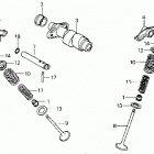 ATC250SX Распредвал и клапана